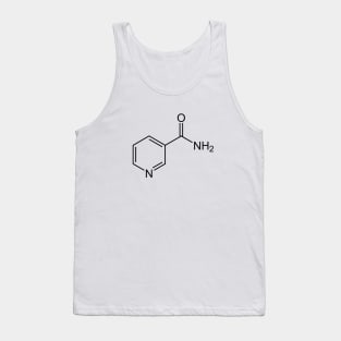 Vitamin B3 Nicotinamide C6H6N2O Molecule Tank Top